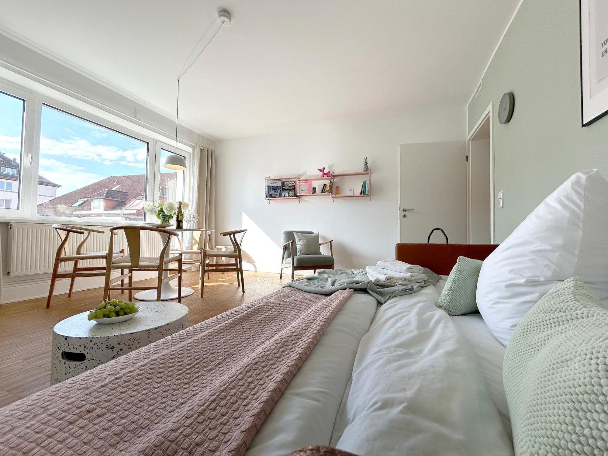 Neues Trendy Appartement In ฮันโนเวอร์ ภายนอก รูปภาพ